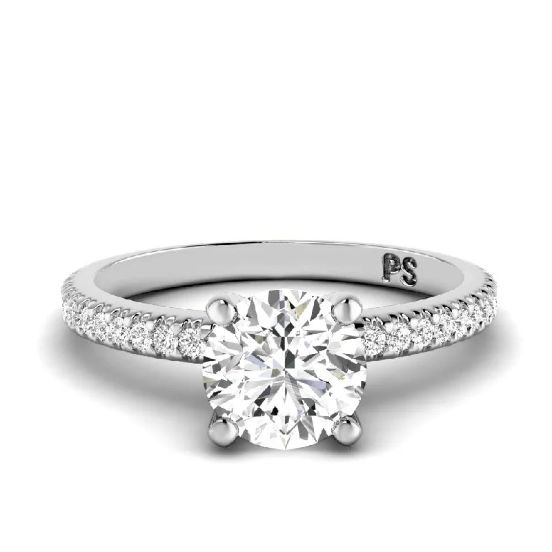 0.55-1.70 CT Round Cut Diamonds - Engagement Ring