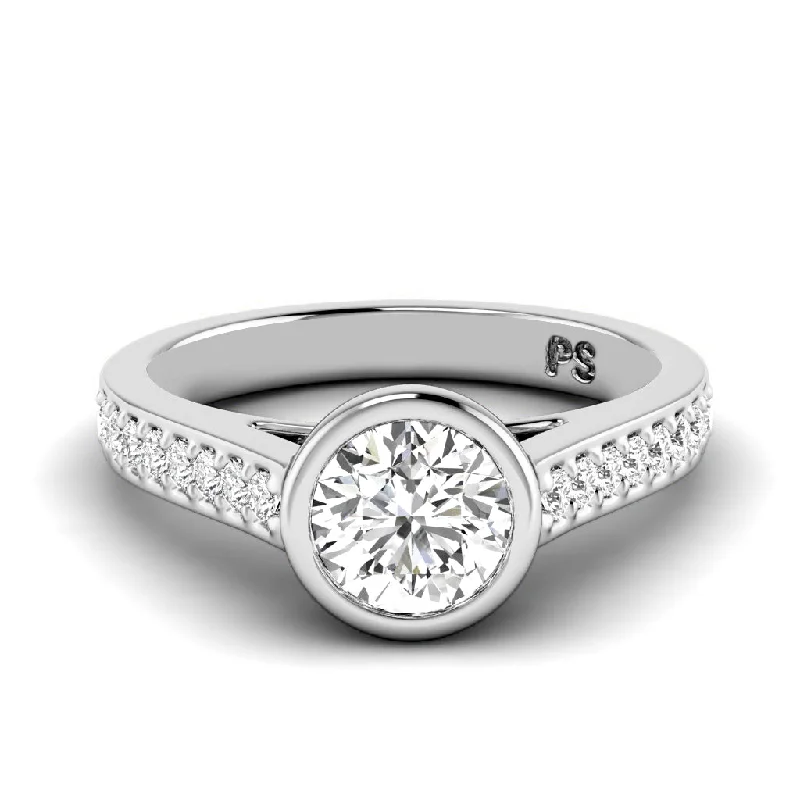 0.55-1.70 CT Round Cut Diamonds - Engagement Ring