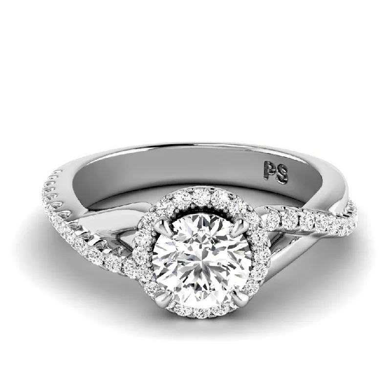 0.60-1.75 CT Round Cut Diamonds - Engagement Ring