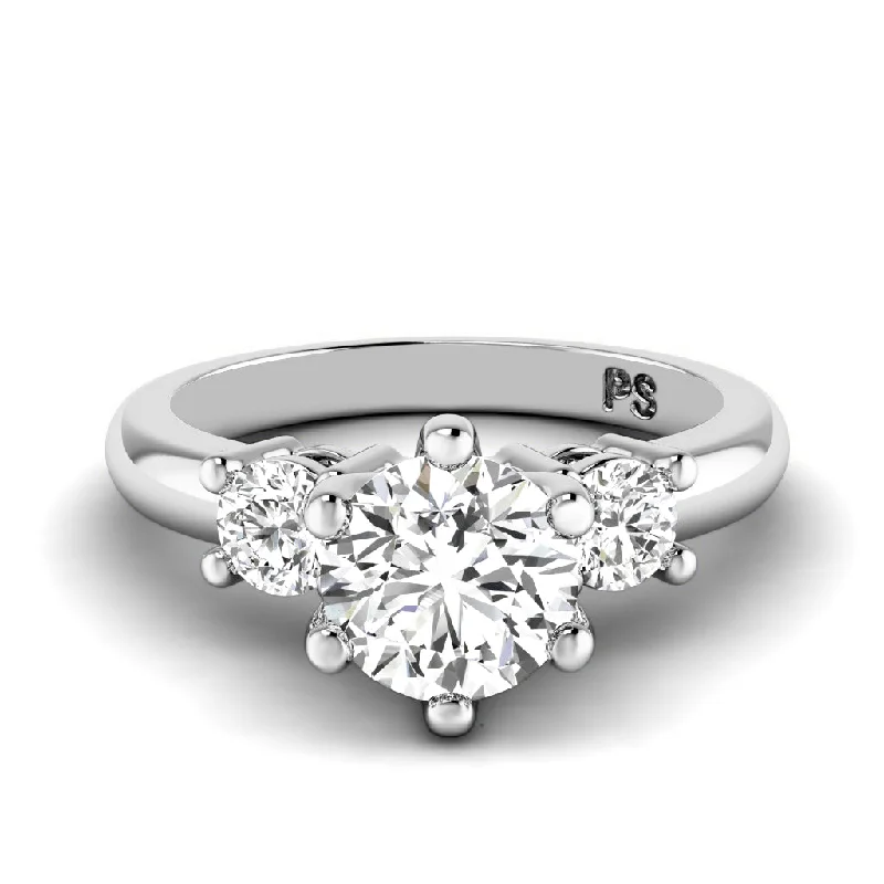 0.75-1.90 CT Round Cut Diamonds - Engagement Ring