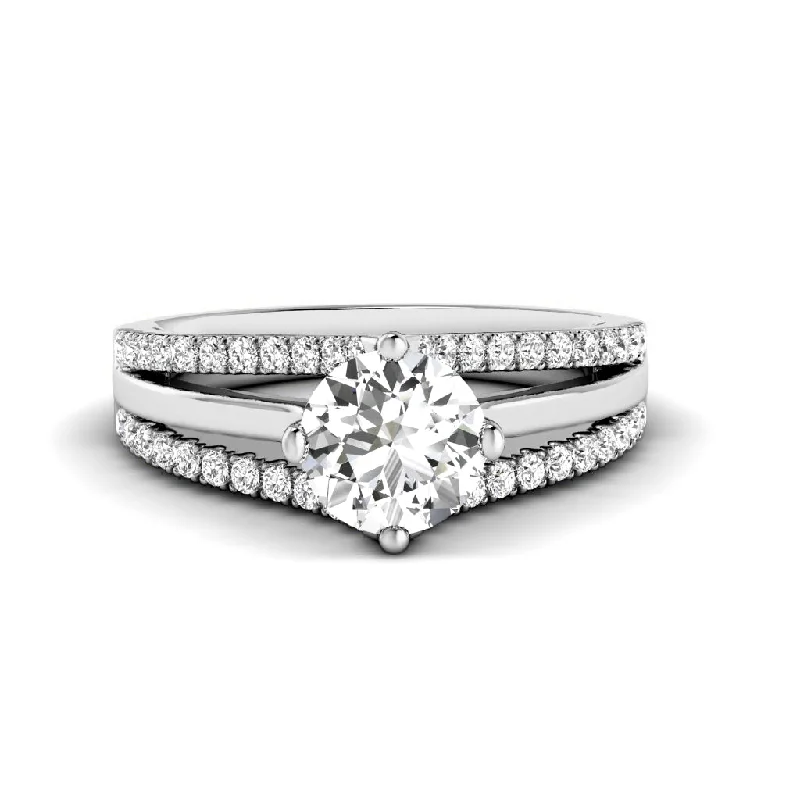 0.80-1.95 CT Round Cut Diamonds - Engagement Ring