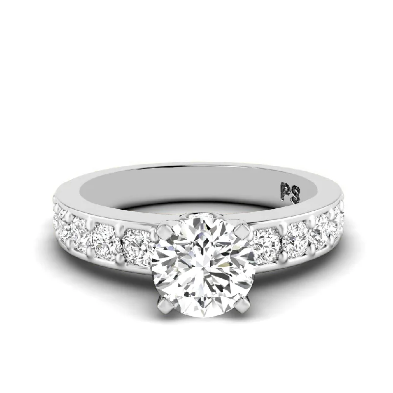 1.15-2.30 CT Round Cut Diamonds - Engagement Ring