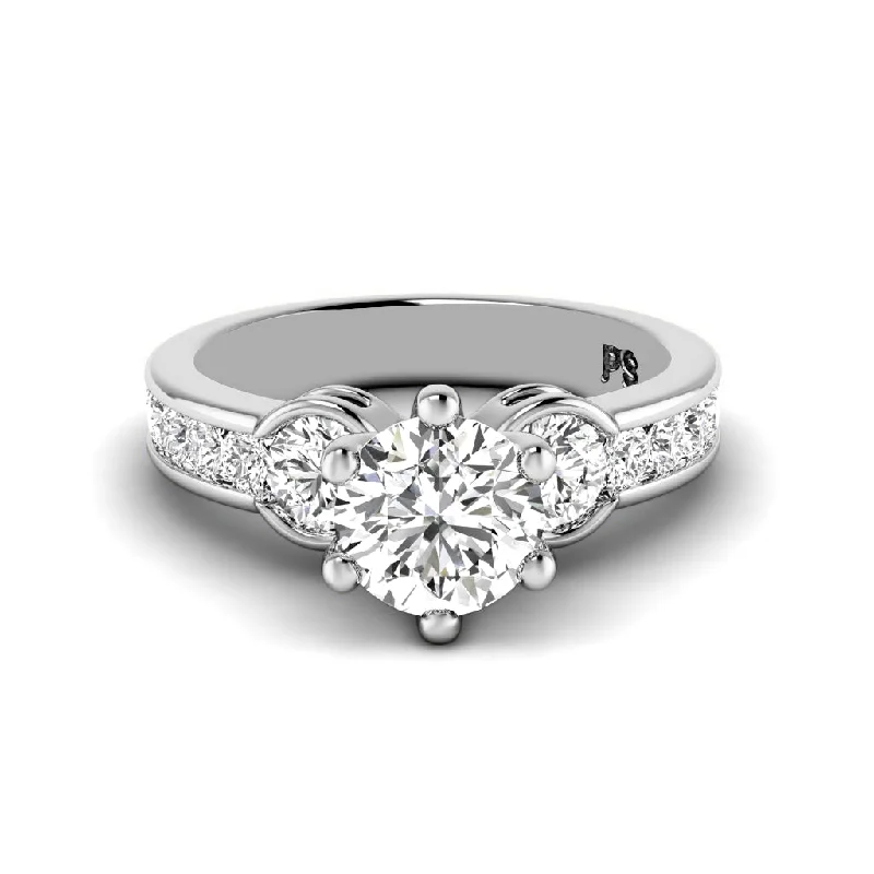 1.20-2.35 CT Round Cut Diamonds - Engagement Ring