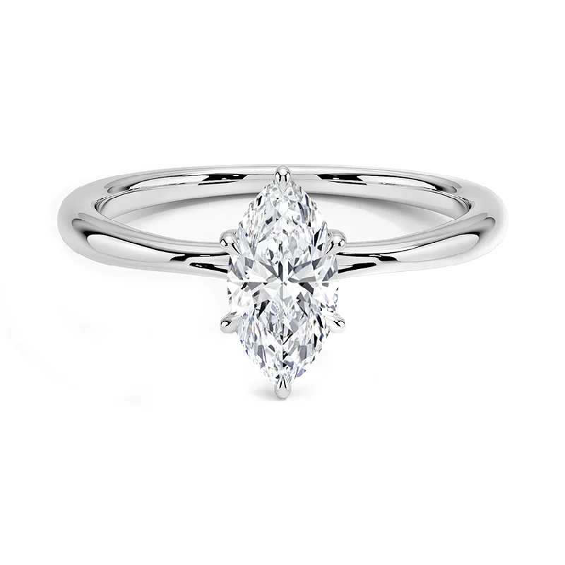 1/3ct Marquise Solitaire Engagement Ring