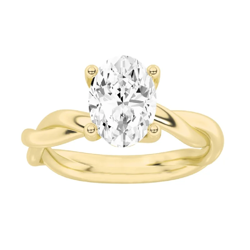 1.50ct Certified Lab Grown Diamond Solitaire Engagement Ring