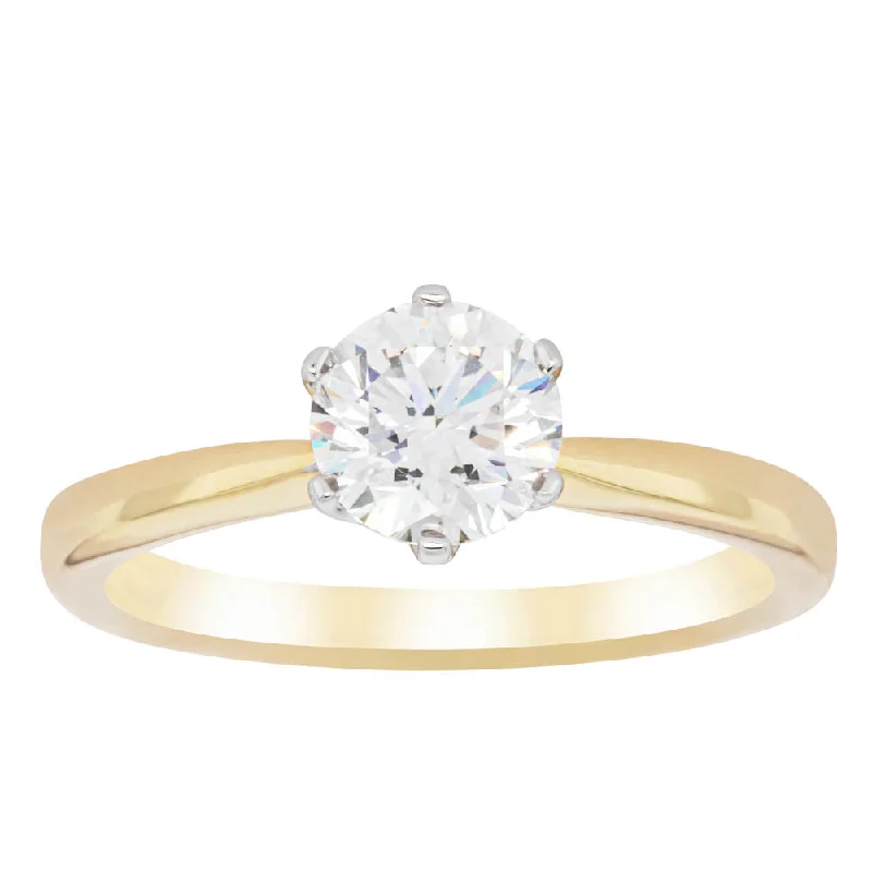 18ct Yellow Gold 1.00ct Diamond Nova Ring