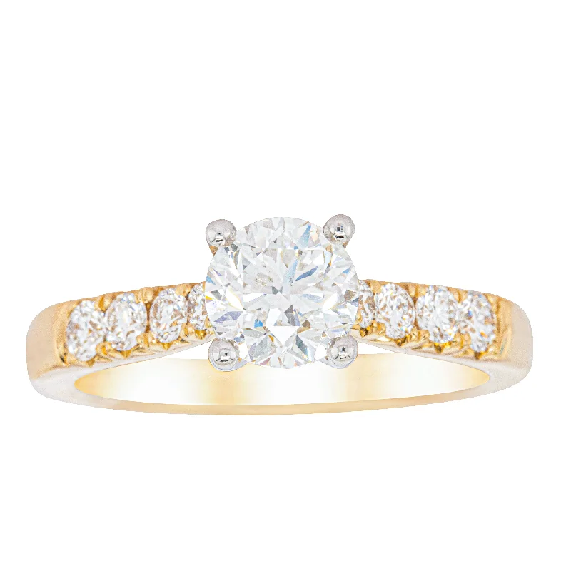 18ct Yellow Gold 1.00ct Diamond Phoenix Ring