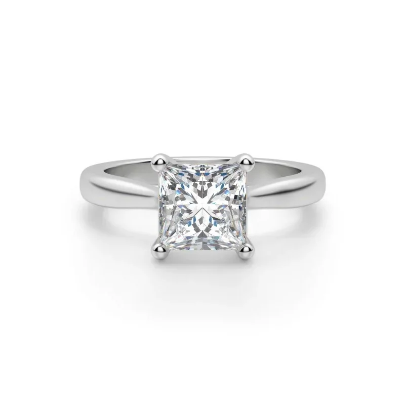 1ct Certified Lab Grown Diamond Solitaire Engagement Ring