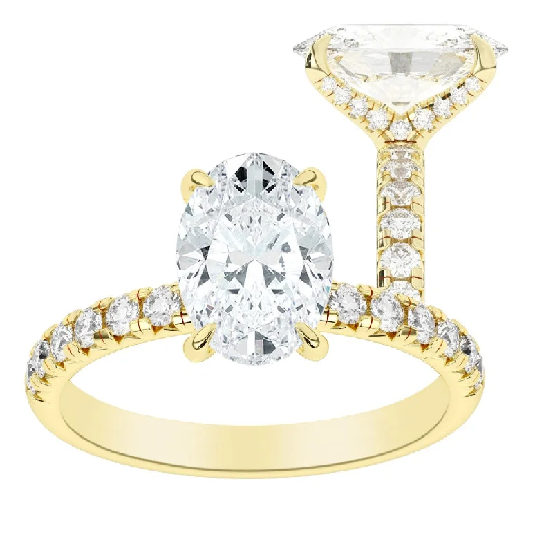 2.50ctw Certified Lab Grown Diamond Prong Engagement Ring