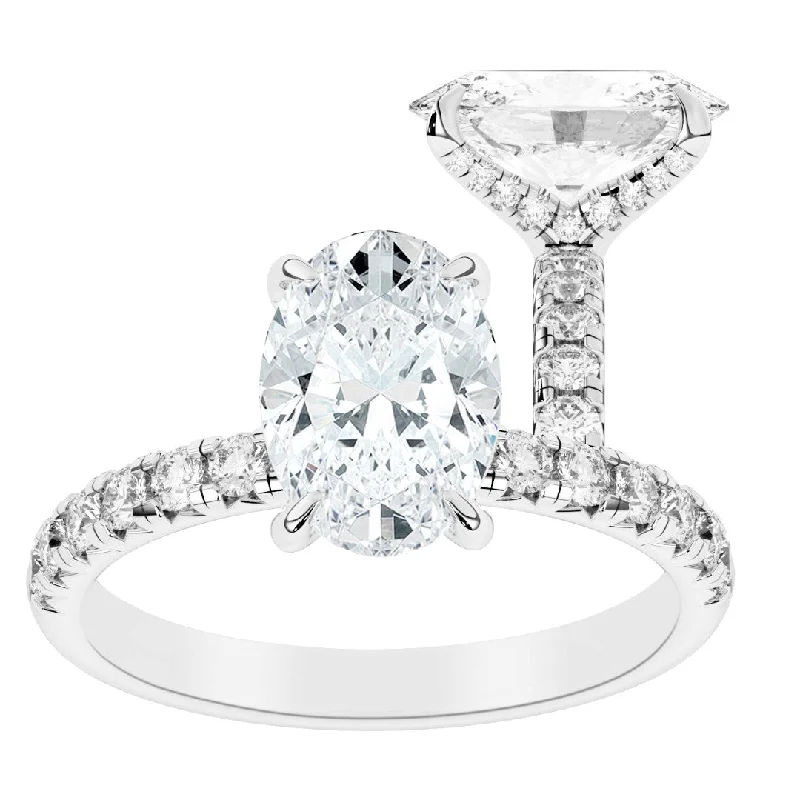 2.50ctw Certified Lab Grown Diamond Prong Engagement Ring