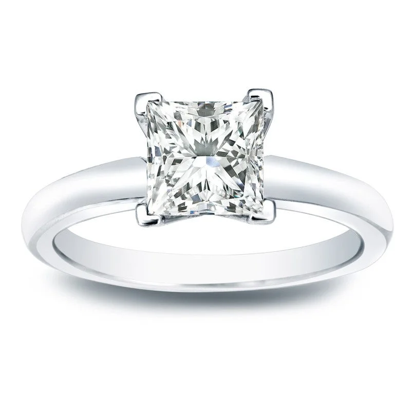 3/4ct Certified Diamond Solitaire Engagement Ring