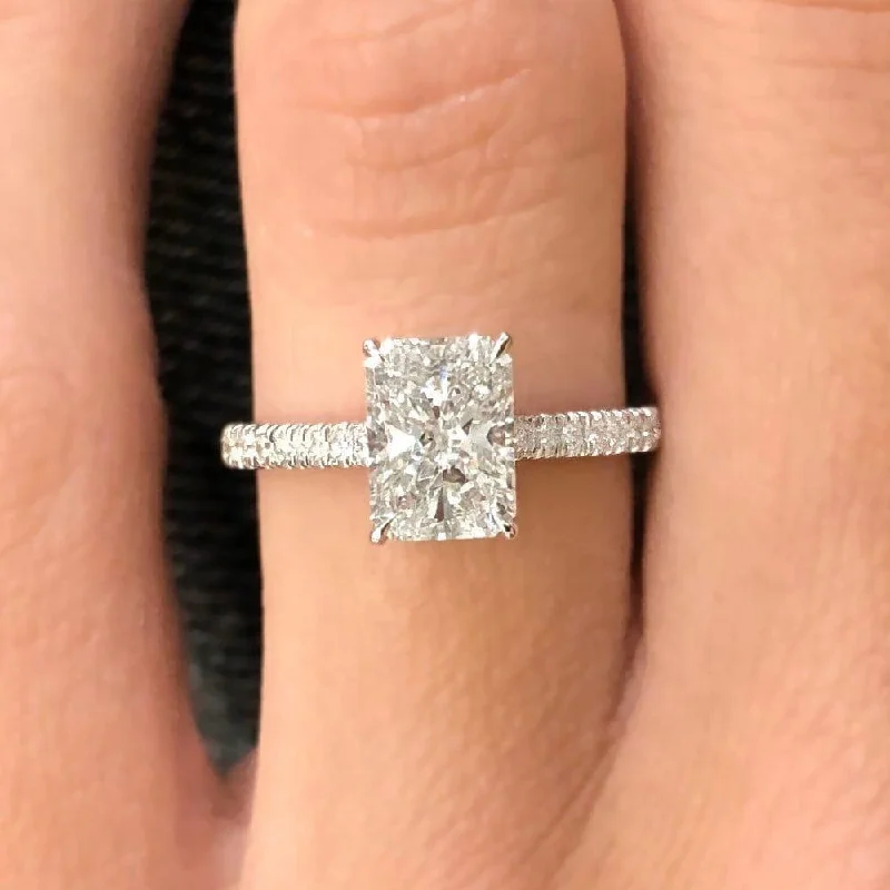 Chantria Cathedral Lab Grown Diamond Engagement Ring