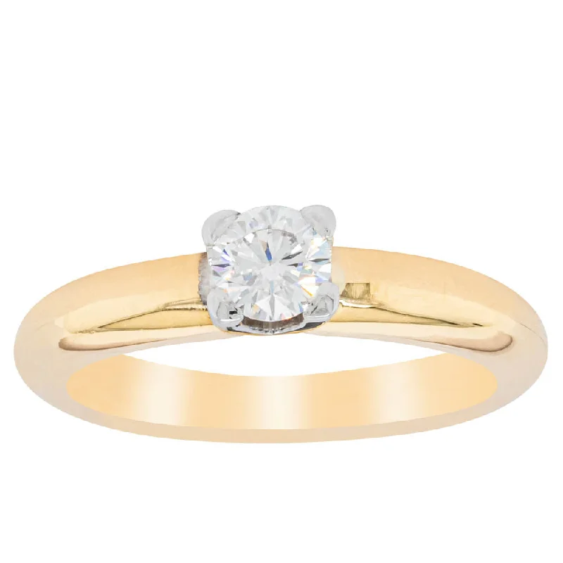 Deja Vu 18ct Yellow Gold .33ct Diamond Ring