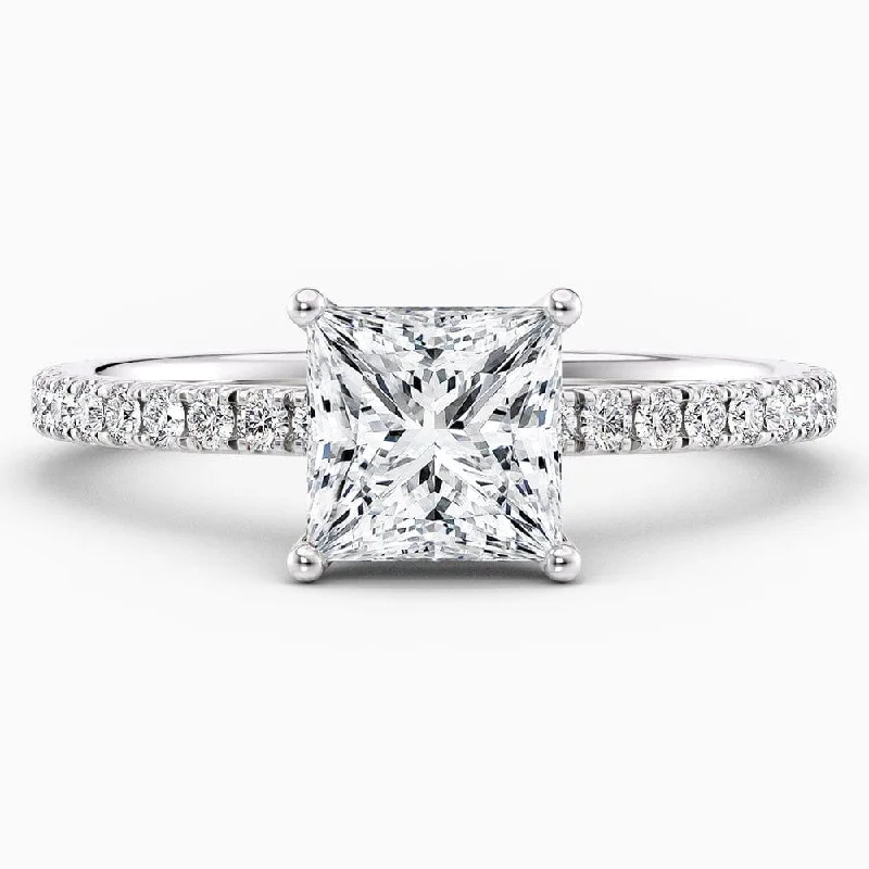 Elodie Hidden Halo Lab Grown Diamond Engagement Ring