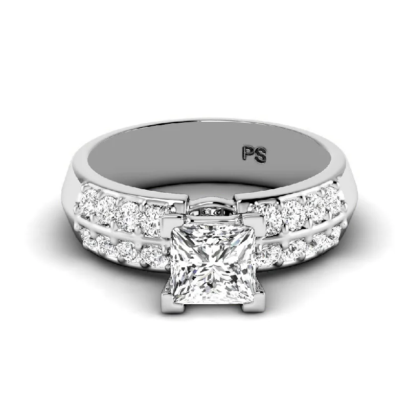 0.85-3.35 CT Round Cut Lab Grown Diamonds - Engagement Ring