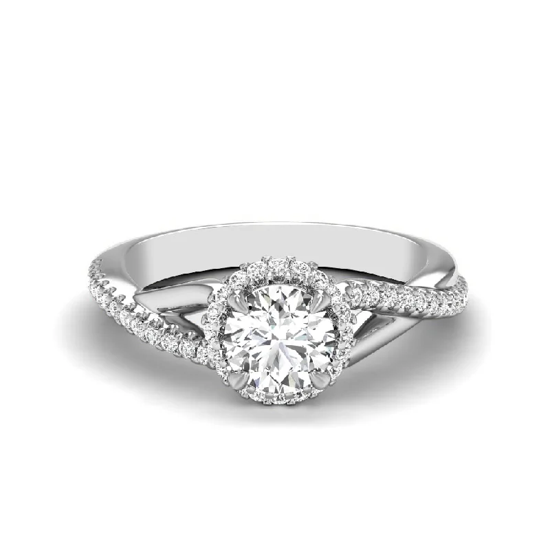 0.75-3.25 CT Round Cut Lab Grown Diamonds - Engagement Ring