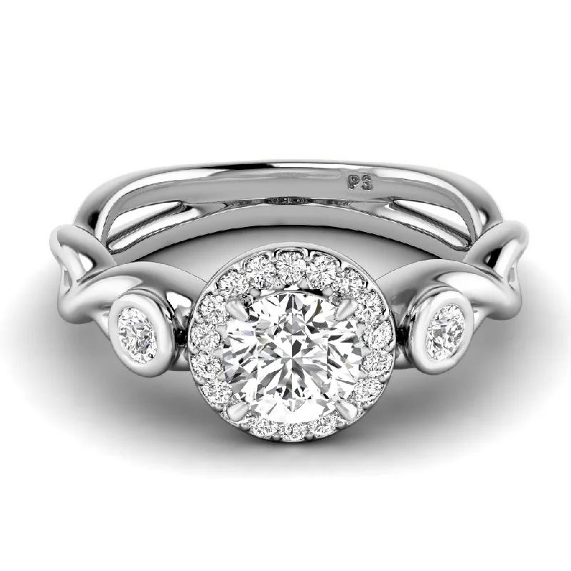 0.77-3.27 CT Round Cut Lab Grown Diamonds - Engagement Ring