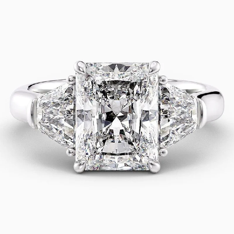 Marlene Three Stone Lab Grown Diamond Engagement Ring