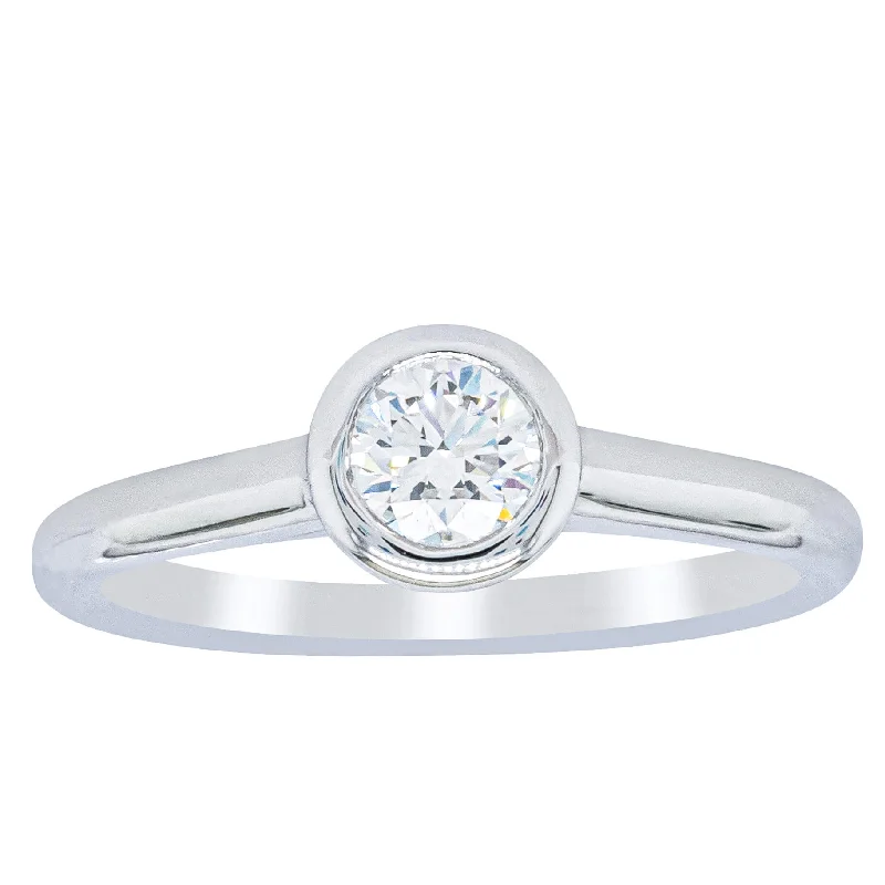 Platinum .41ct Diamond Natalia Ring