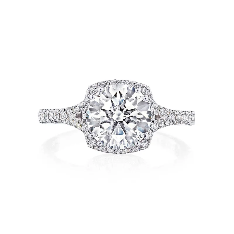 Round Bloom Engagement Ring