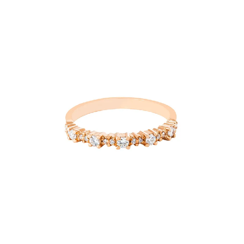 Blair's 18K Rose Gold Ring w. Diamonds