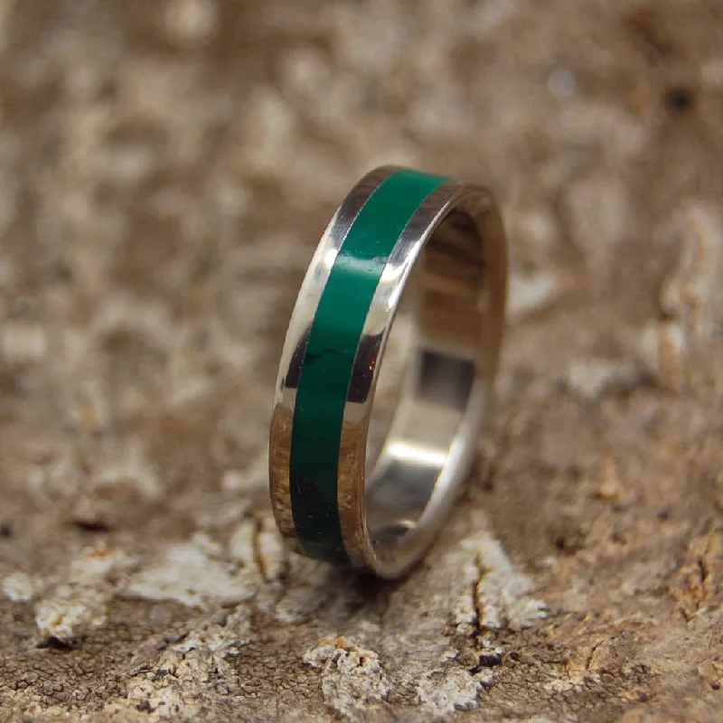 Emperor Jade | Men's Jade & Titanium Wedding Ring