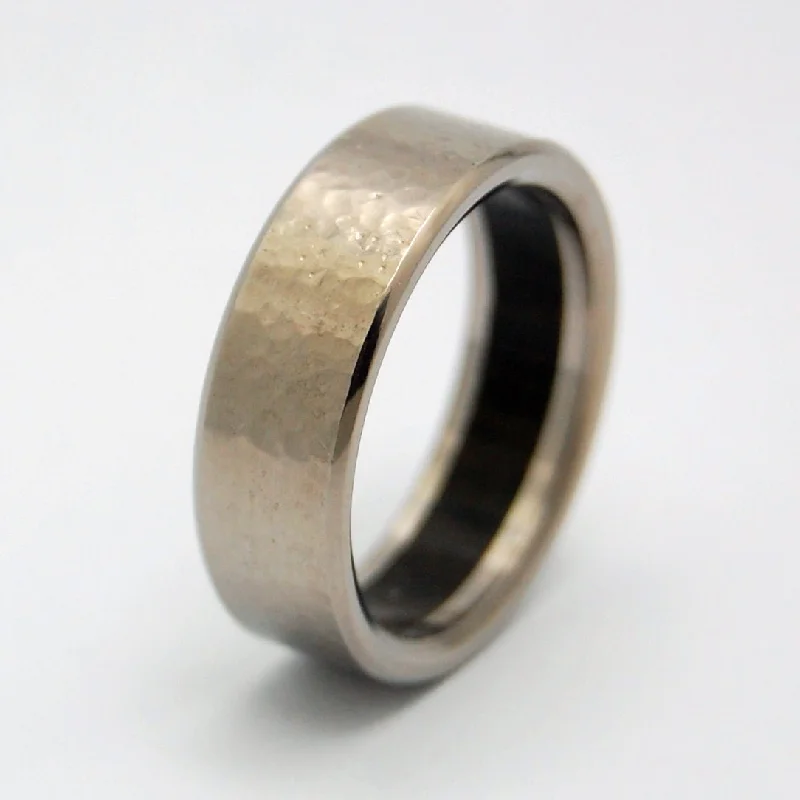 Bog | Men's Aged Bog Oak Wood & Titanium Wedding Ring