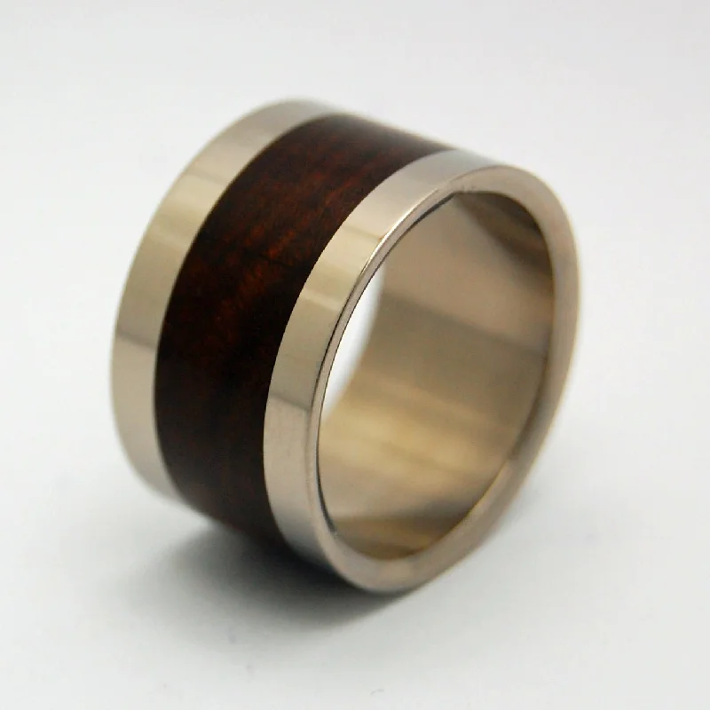 Manzanita In Love | Men's Manzanita Wood & Titanium Wedding Ring