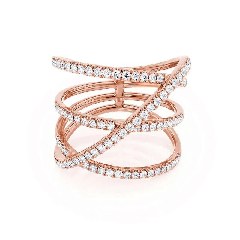 MIRABEL - Lab Diamond Statement Eternity 18k Rose Gold