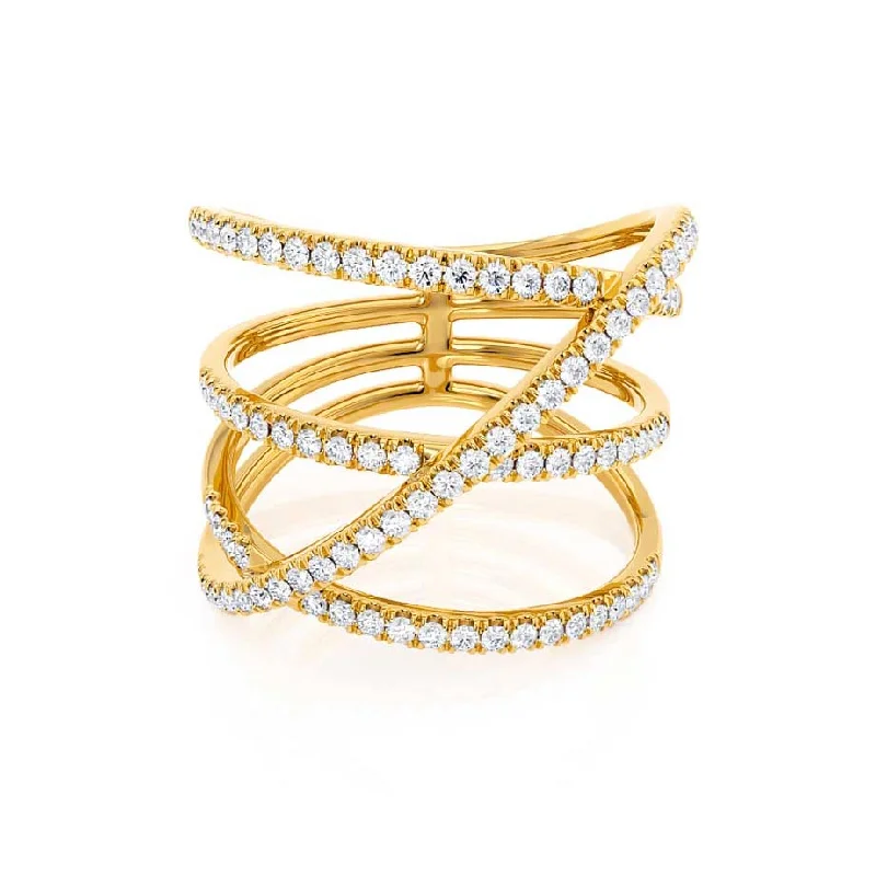 MIRABEL - Lab Diamond Statement Eternity 18k Yellow Gold