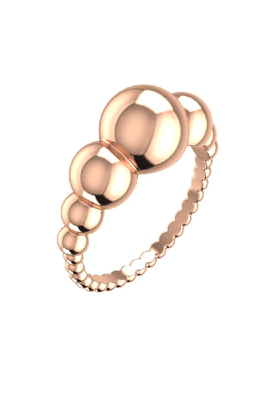 Degrade Nude 18K Rosegold Ring