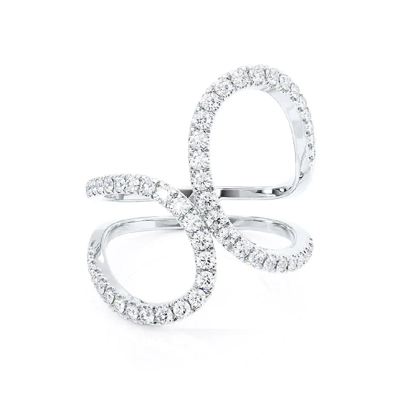 SHEA - Lab Diamond Statement Eternity 18k White Gold