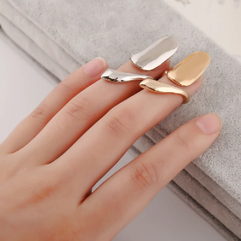 Wholesale Alloy Extension Nail Ring