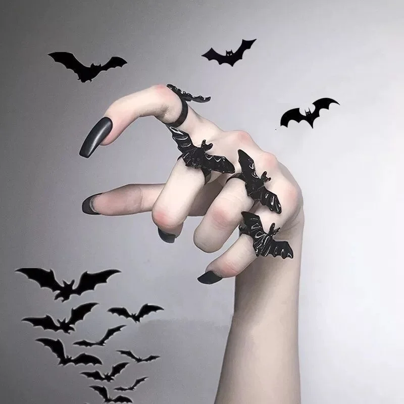 Wholesale of Halloween Bat Alloy Rings